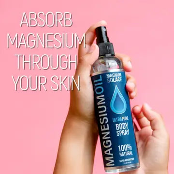 Magnesium Oil Spray For Restless Legs, Sleep, Muscle Relief