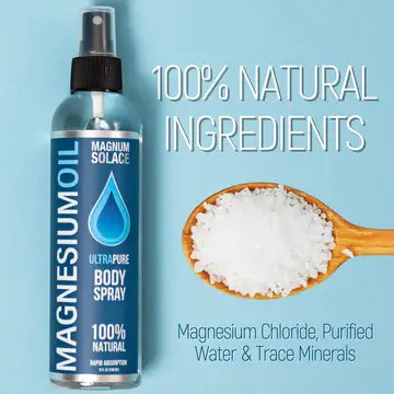 Magnesium Oil Spray For Restless Legs, Sleep, Muscle Relief