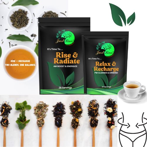 28 Day Detox Tea Kit - 2 Step "Total Body Reset" | Loose Leaf Tea