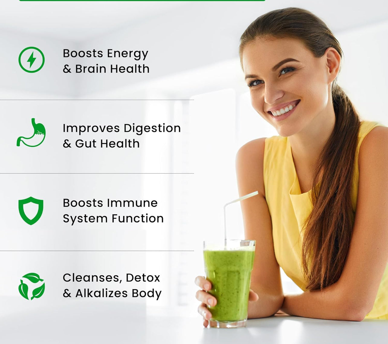 Super Greens Powder| 20+ Organic Green Veggie Whole Foods